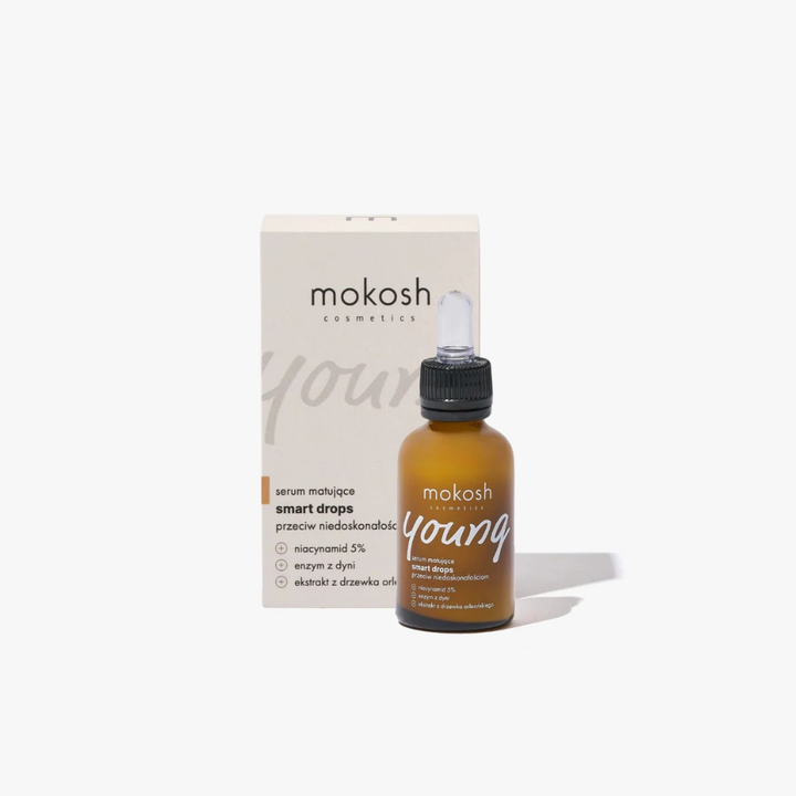 Young | Krok 3 | Serum matujące przeciw niedoskonałościom smart drops 30ml