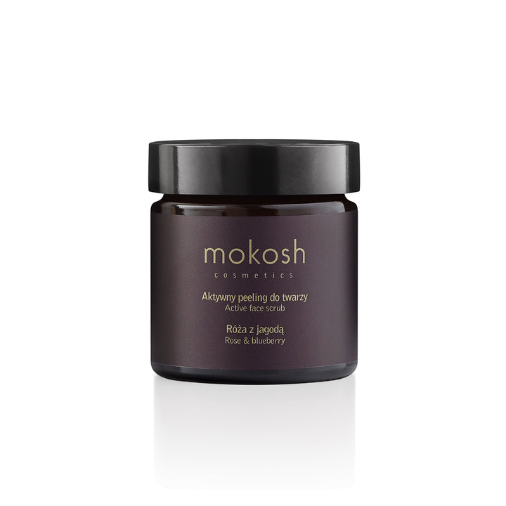 Aktywny peeling do twarzy Róża z jagodą