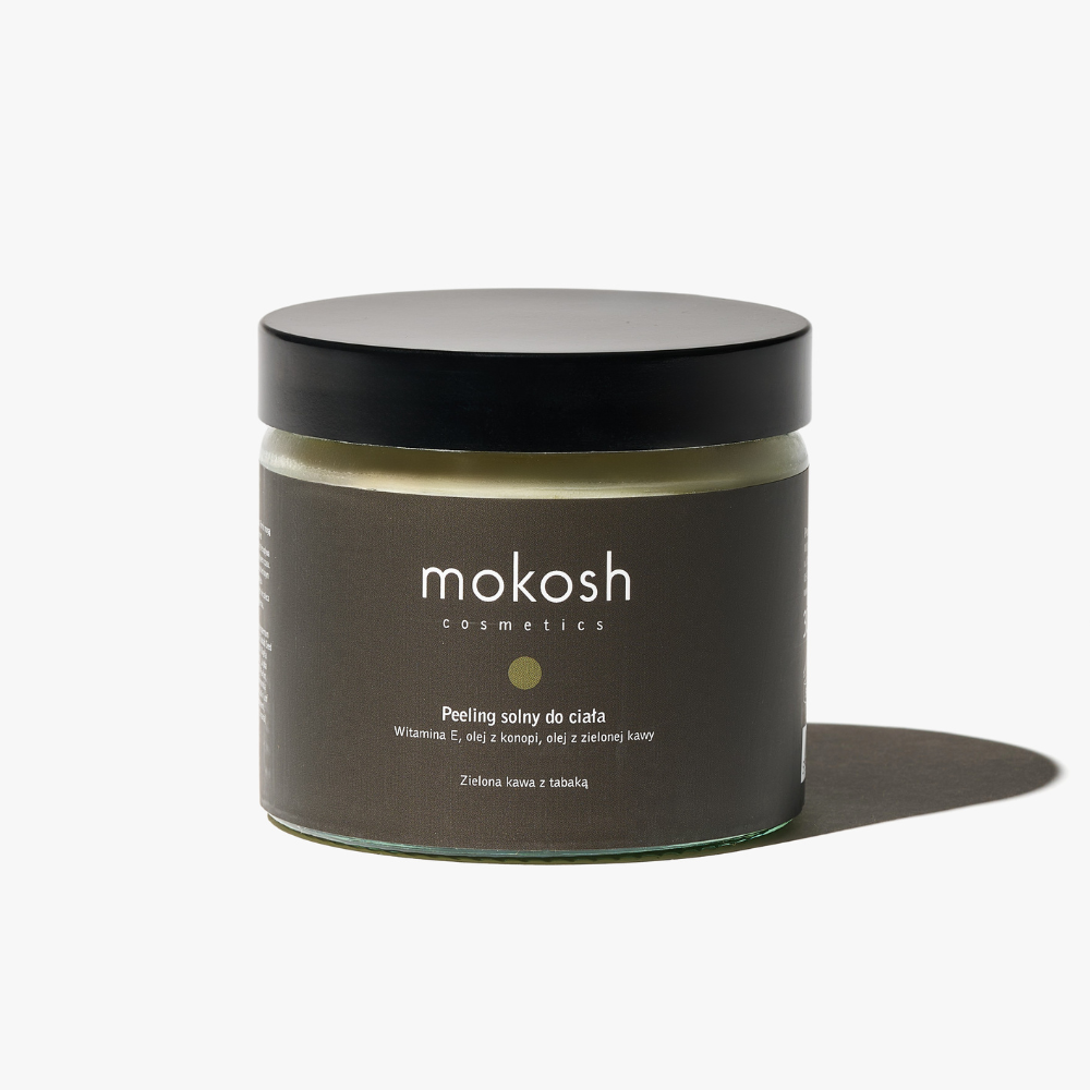 Peeling solny do ciała Zielona kawa z tabaką 300 g