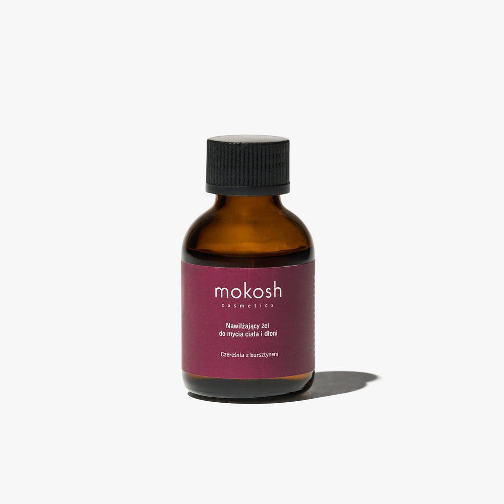 Nawilżający żel do mycia ciała Czereśnia z bursztynem 50ml