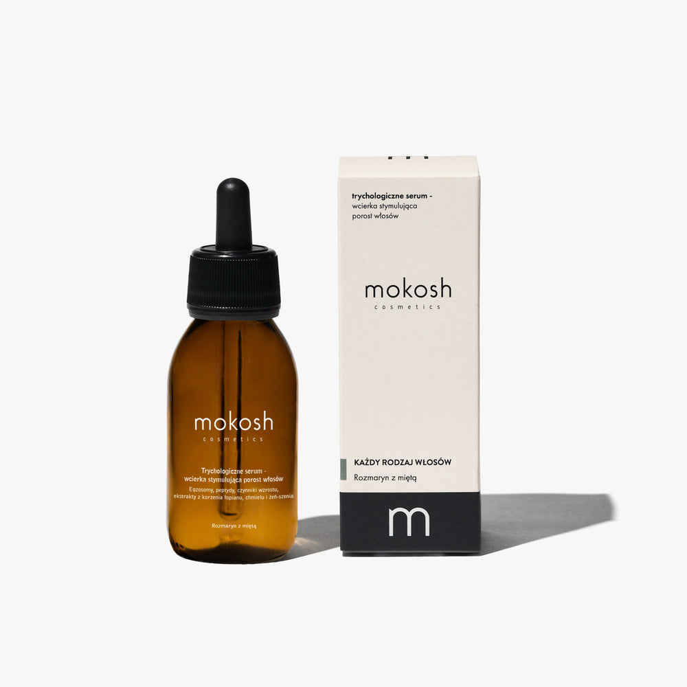 Trychologiczne serum - wcierka stymulująca  porost włosów Rozmaryn z miętą 90ml