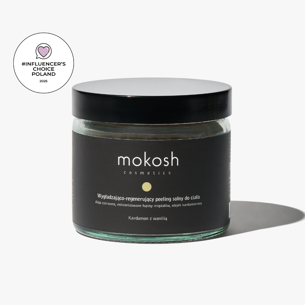 Wygładzająco-regenerujący peeling solny do ciała Kardamon z wanilią 300g