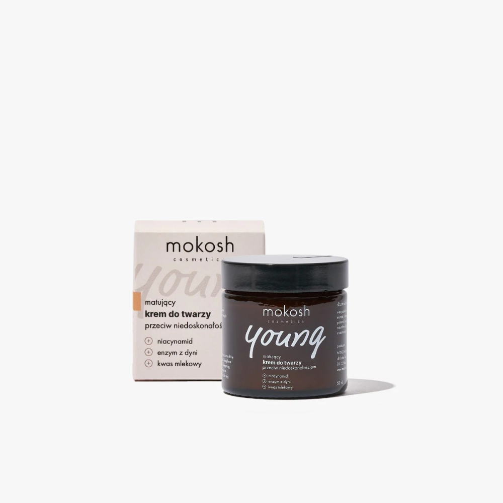 Young | Krok 4 | Matujący krem do twarzy przeciw niedoskonałościom 60ml